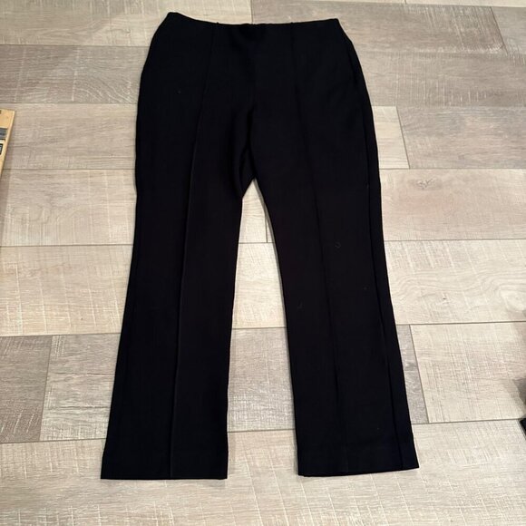 CHICOS WOMENS BLACK PULL ON PANTS SIZE 1.5 US SIZE 10R - Picture 1 of 8